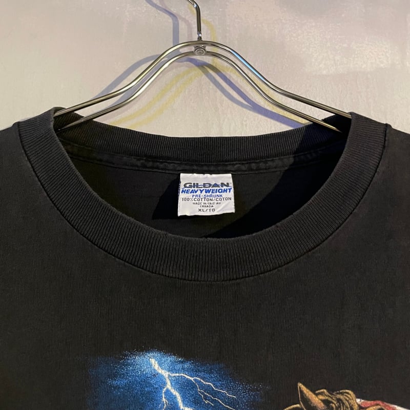 90s GILDAN S/S Tシャツ CANADA製 Size XL ネイティブ サンダー
