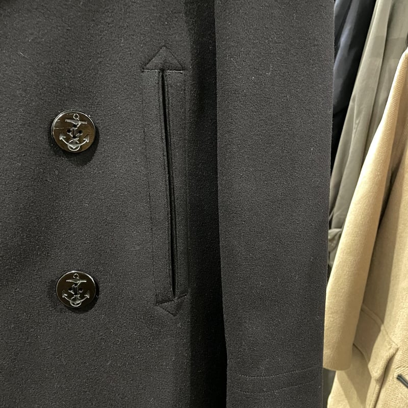 US NAVY 50s Pea Coat MANUFACTURED BY NAVAL CLOT