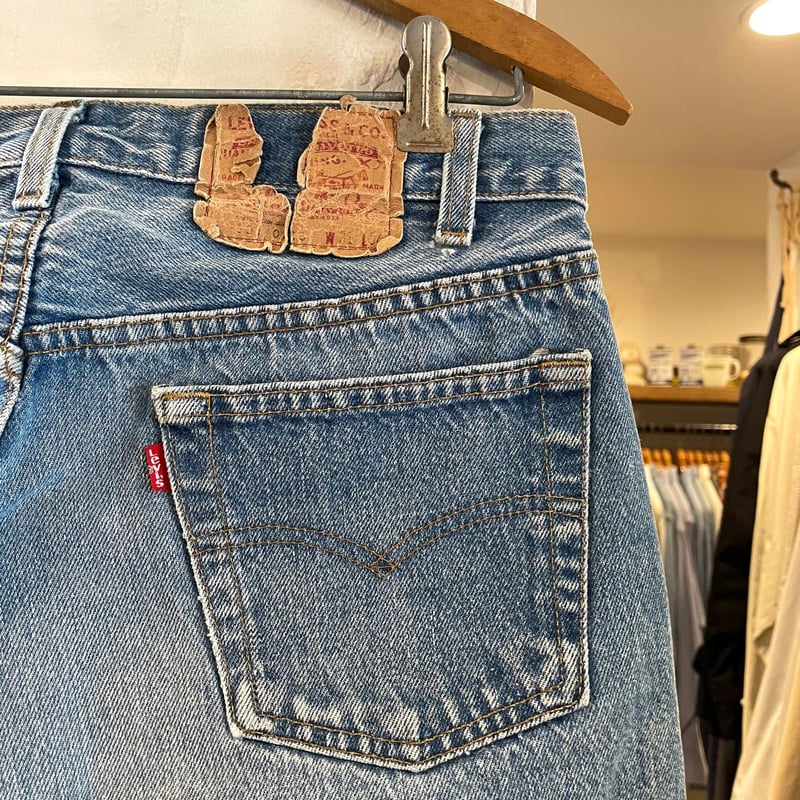 Levi's 501 カットオフデニム 80年代 リーバイス501 ボタン裏524