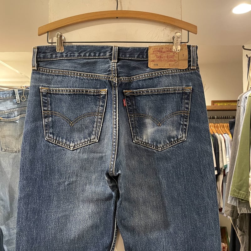 超希少 90s ユーロ リーバイス トルコ製 501 デニム ジーンズ 90年代 トルコ製 Levi's ユーロリーバイス 501 ストレート