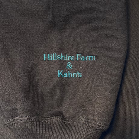90s　Champion　リバースウィーブ　Reverse Weave　Size XXL　ブラック　企業モノ　刺繡タグ　チャンピオン　(S4945)