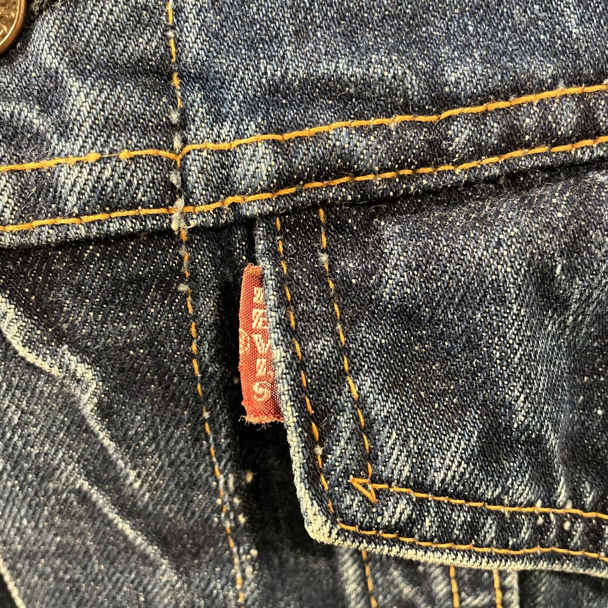 Levis 71205 Big E 60s デニムジャケット ロング丈 小パッチ 不均等Ｖ