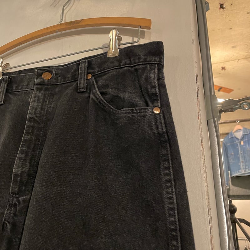 Wrangler 13MWZWK ブラックデニム パンツ 34×32 ラングラー Wrangler 13MWZWK ブラックデニム パンツ 34×32 ラングラー