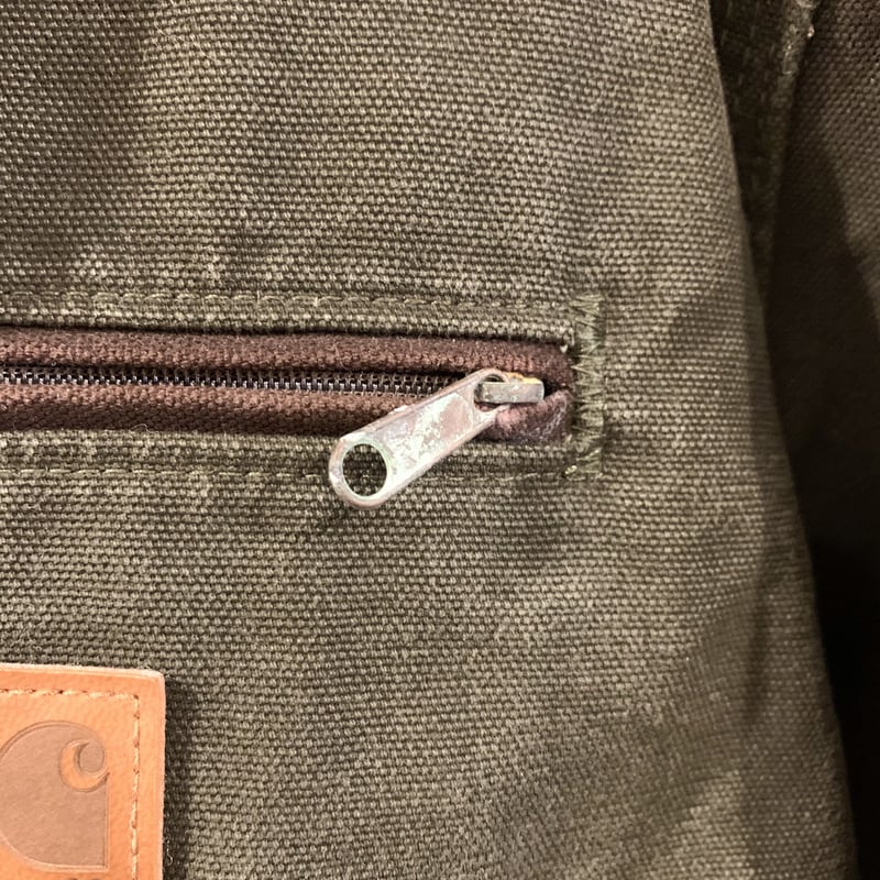 Carhartt デトロイトジャケット ダック地 ワークジャケット モス Carhartt デトロイトジャケット ダック地 ワークジャケット モス