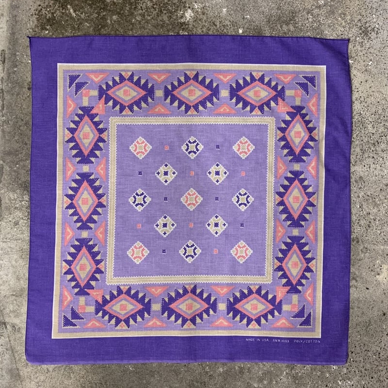 Bandana ヴィンテージバンダナ 新品 ネイティブ柄 USA製 | DUFF