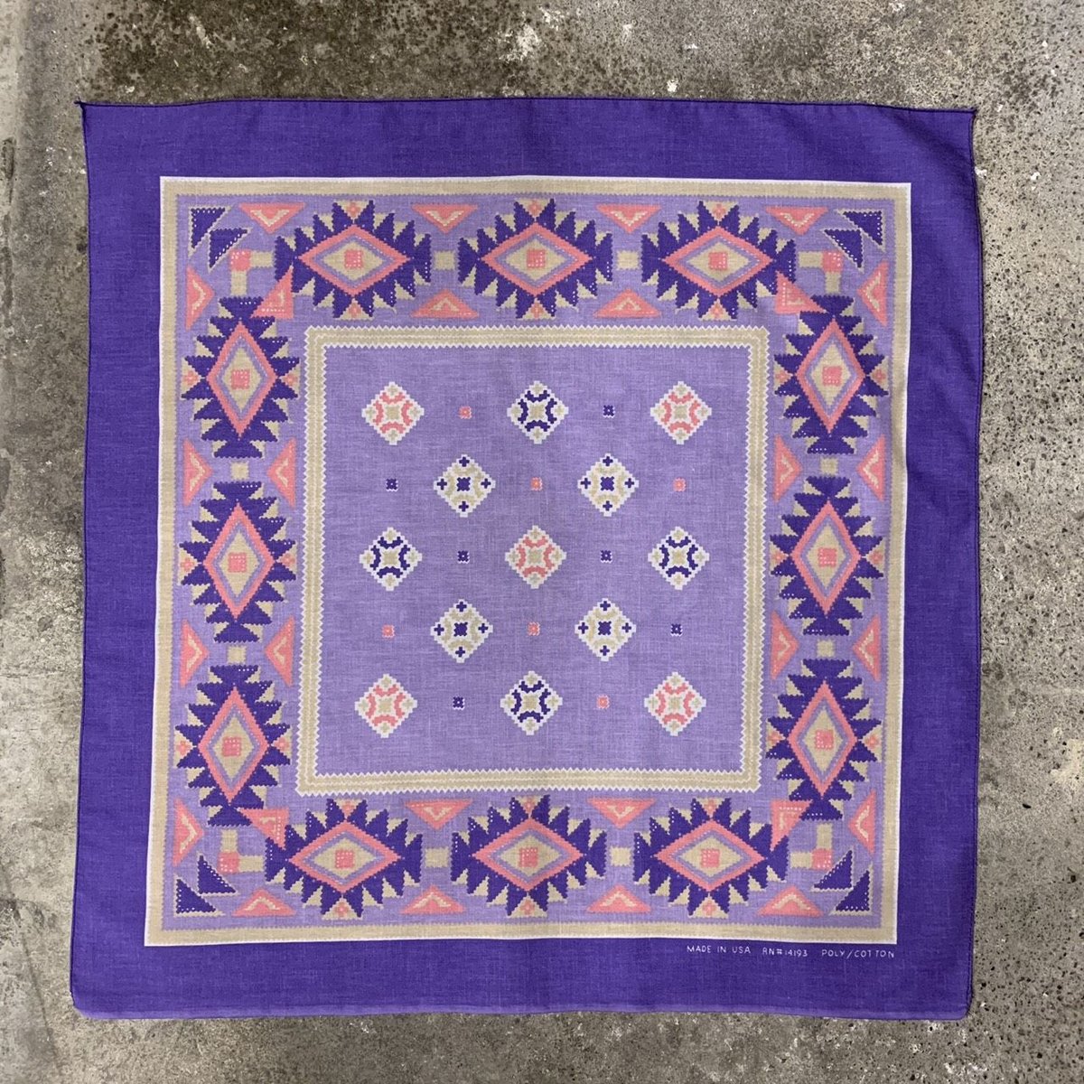 Bandana ヴィンテージバンダナ 新品 ネイティブ柄 USA製 | DUFF