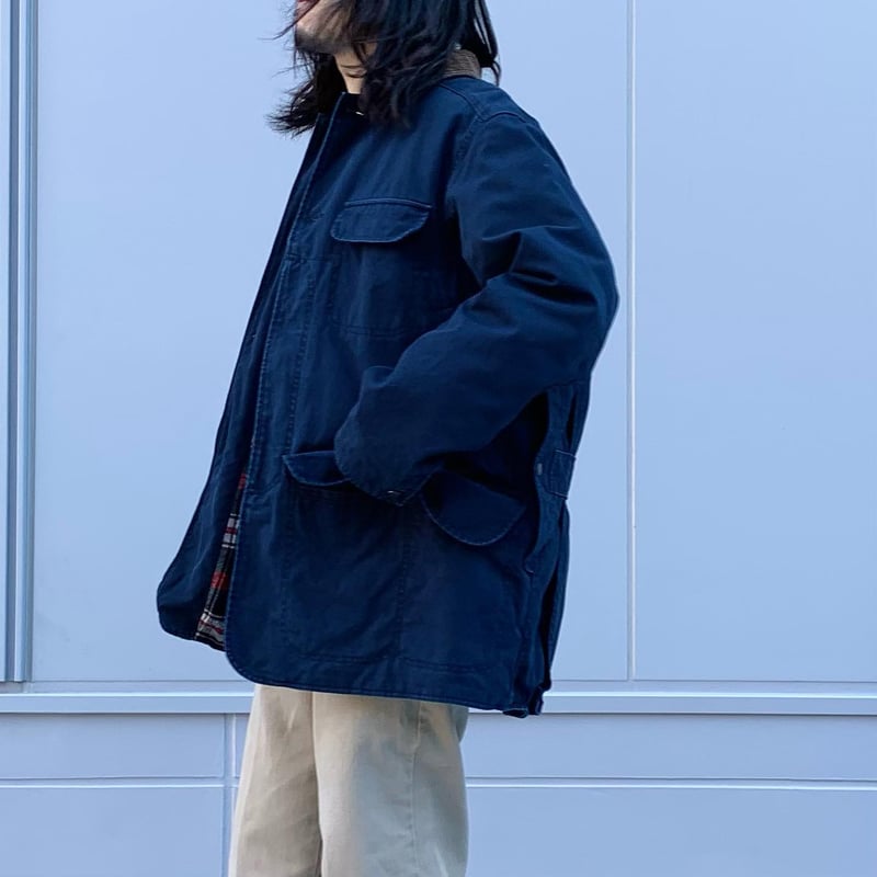 POLO by Ralph Lauren カバーオール 襟コーデュロイ チェック柄