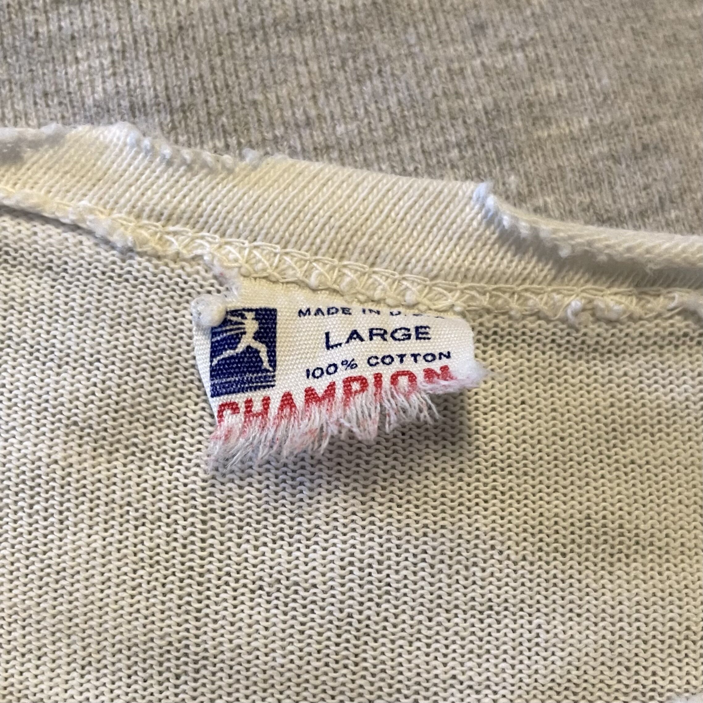 60s Champion S/S ヴィンテージTシャツ ランタグ フットボールT USA製