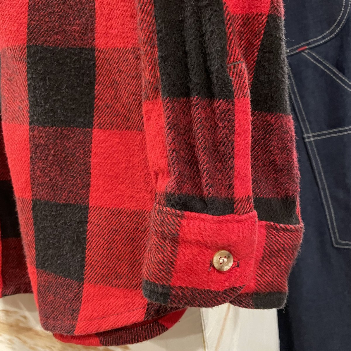 80s FIVE BROTHER ネルシャツ バッファローチェック USA製 80年代 (S1