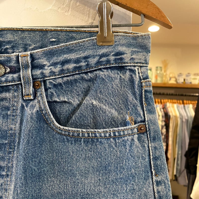Levi's 501 カットオフデニム 80年代 リーバイス501 ボタン裏524