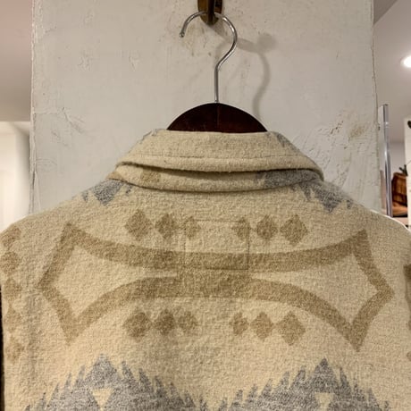 LAUREN　Ralph Lauren　Native Blanket Coat　ネイティブ柄ブランケットコート　コンチョボタン　(S1812)