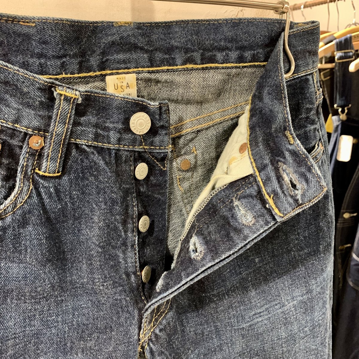 RRL デニムパンツ 501XXタイプ 隠しリベット ダブルアールエル RRL デニムパンツ 501XXタイプ 隠しリベット ダブルアールエル