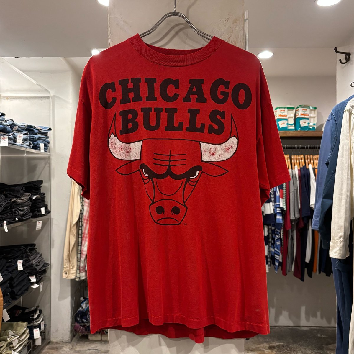 90s LOGO 7 S/S NBA Tシャツ CHICAGO BULLS USA製 Size