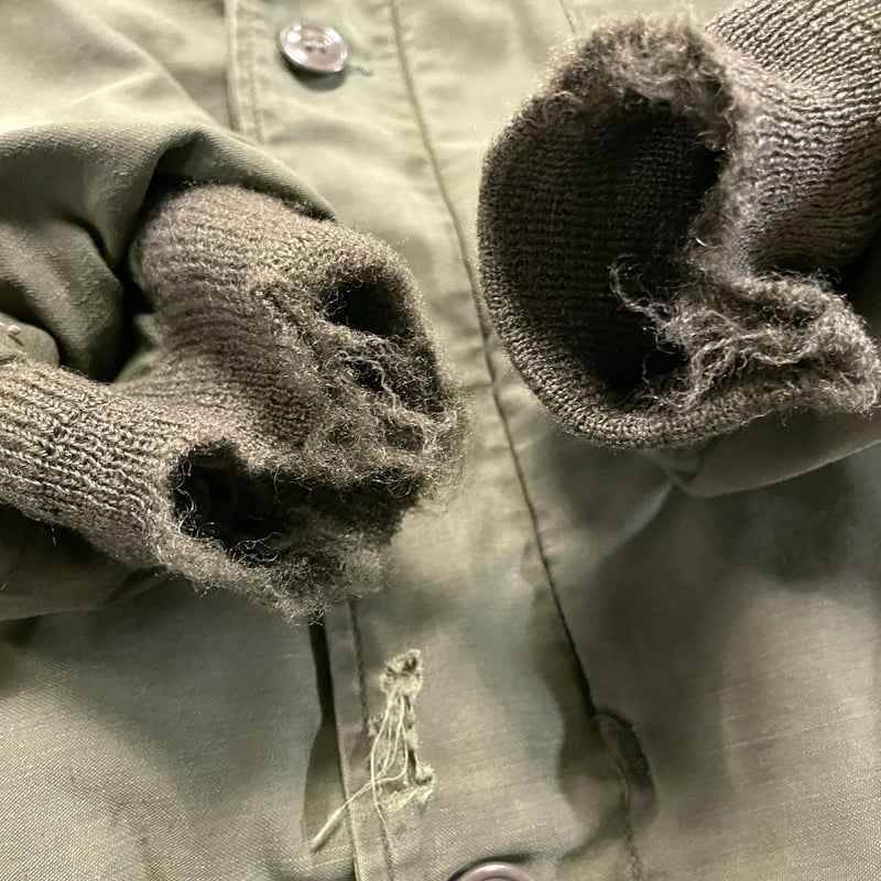 80s～ US NAVY A-2 DECK JACKET バックステンシル デッキジャケット