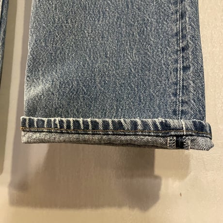 80s　Levi’s 501 0115　デニムパンツ　33×33　ナイロンフットボタン　USA製　1988年　(S3498)