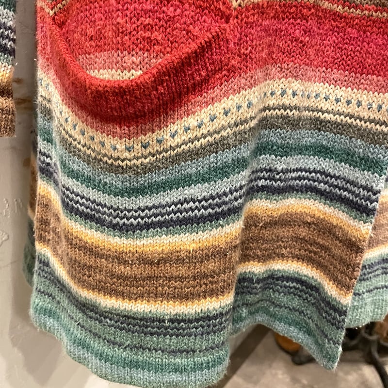 LAUREN RALPH LAUREN 90s ショールカラー ネイティブ柄 ニット LAUREN RALPH LAUREN 90s ショールカラー ネイティブ柄 ニット
