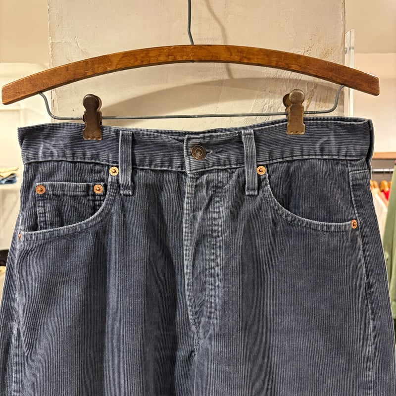 90s Levi's 551 コーデュロイパンツ ユーロ リーバイス ネイビー系 29