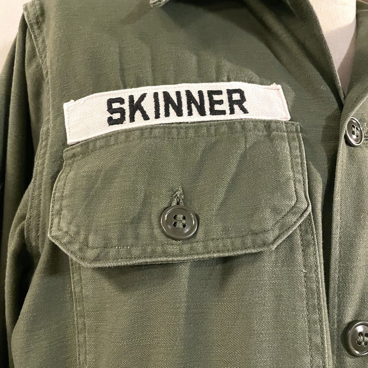 60's ユーティリティシャツ COTTON SATTEN OG107 古着 米軍 OG107 コットンサテン ユーティリティシャツ 60s 古着