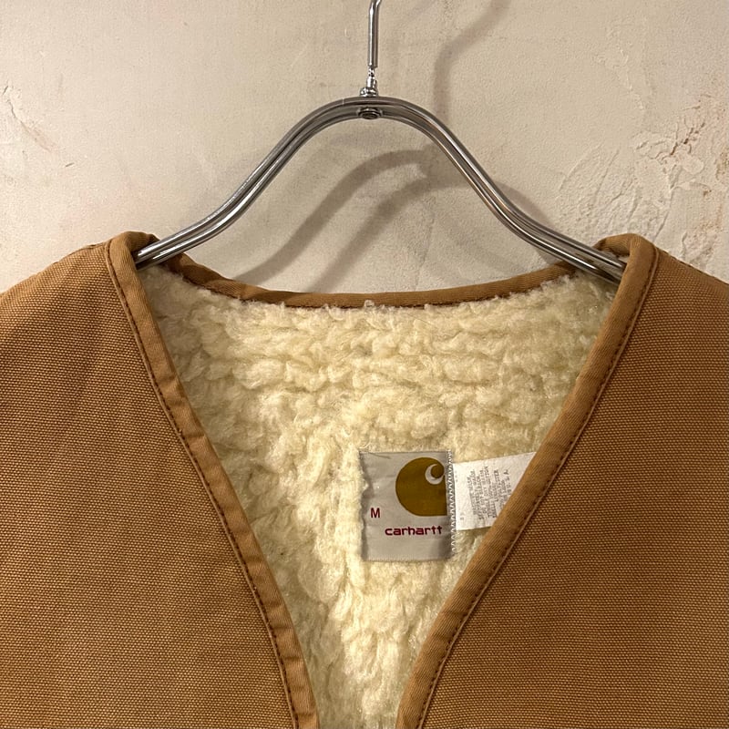 70s carhartt ダックベスト カーハート ブラウン ボアライナー 70s carhartt ダックベスト カーハート ブラウン ボアライナー