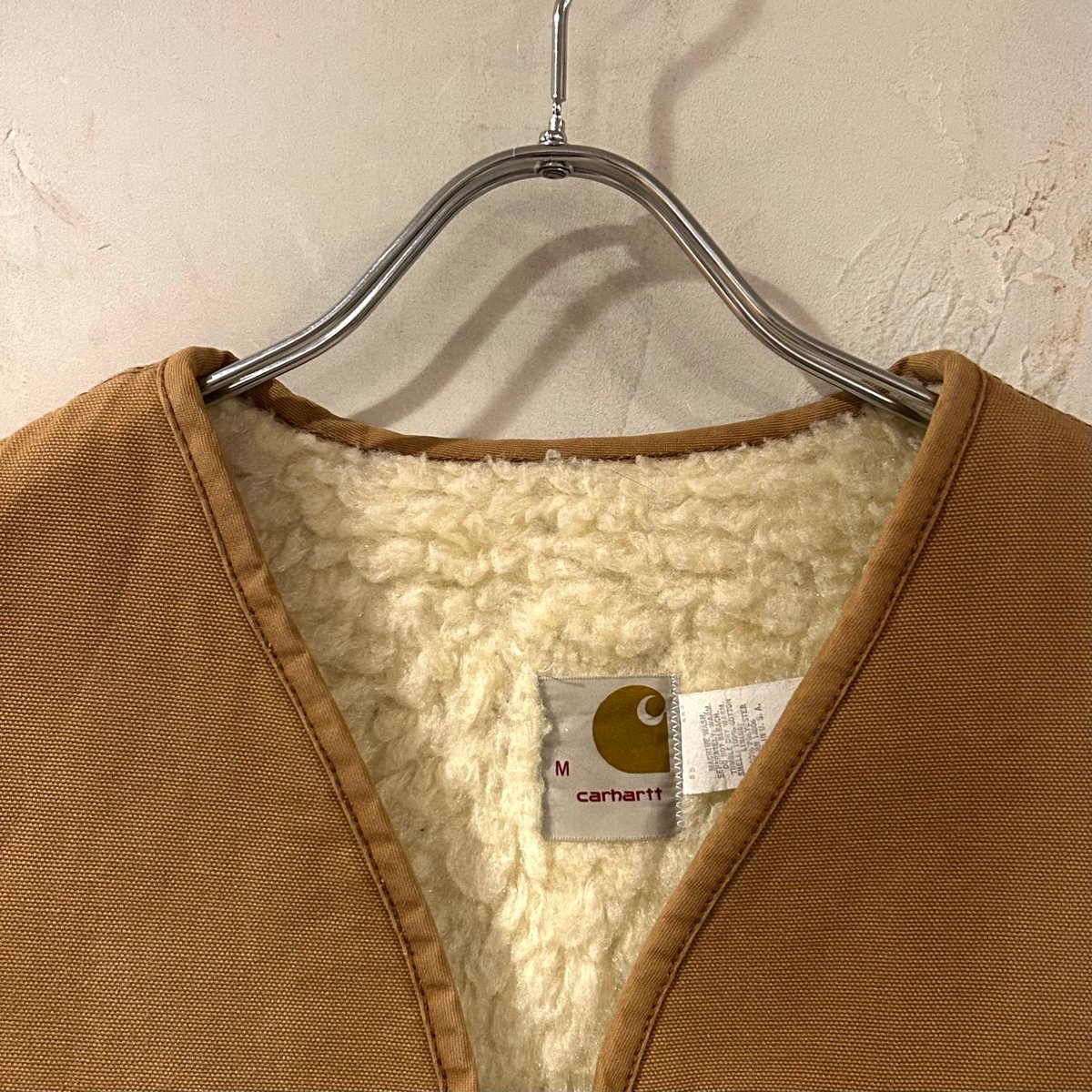 70s carhartt ダックベスト カーハート ブラウン ボアライナー 70s carhartt ダックベスト カーハート ブラウン ボアライナー