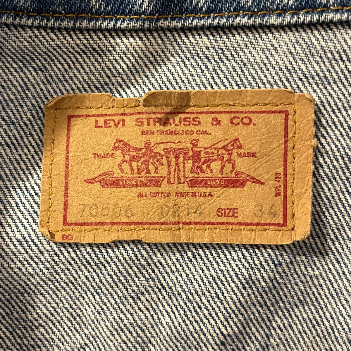 80s Levi's 70506-0214 リーバイス デニムジャケット 4ポケ USA