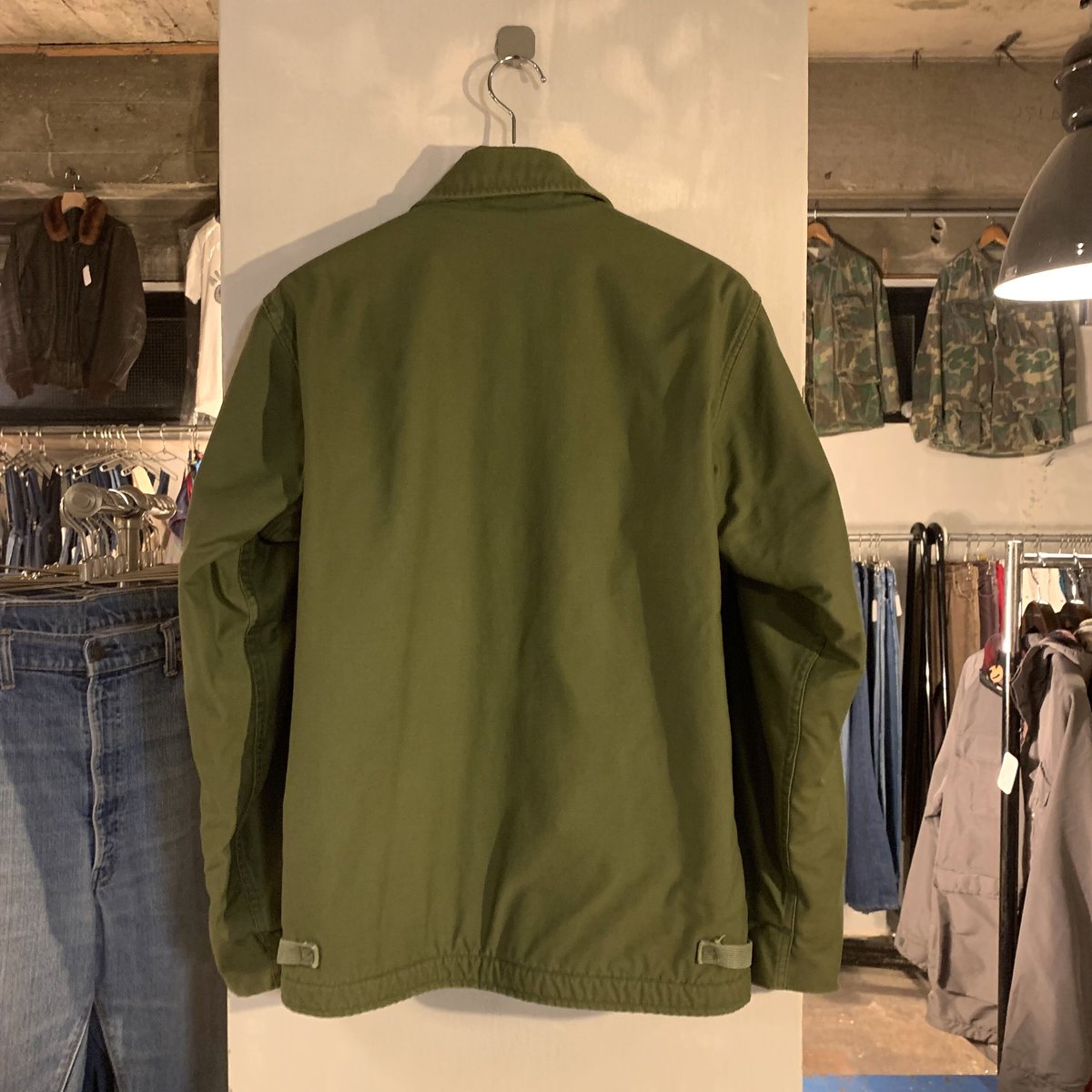 70s US NAVY A-2 デッキジャケット ミリタリージャケット DECK