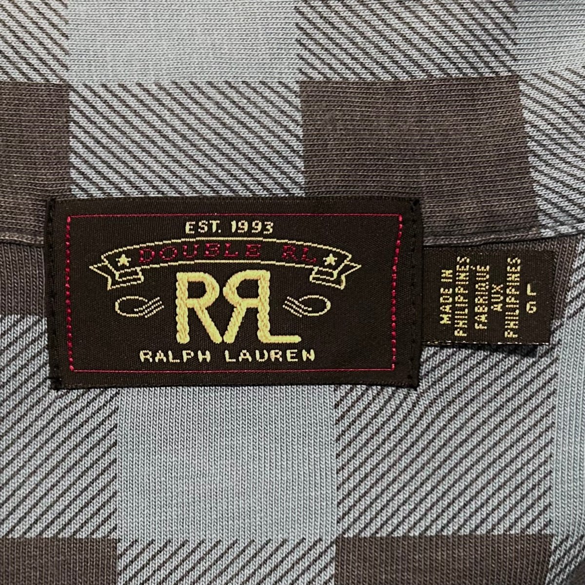 RRL L/Sオープンカラーシャツ ダブルアールエル ラルフローレン Size L