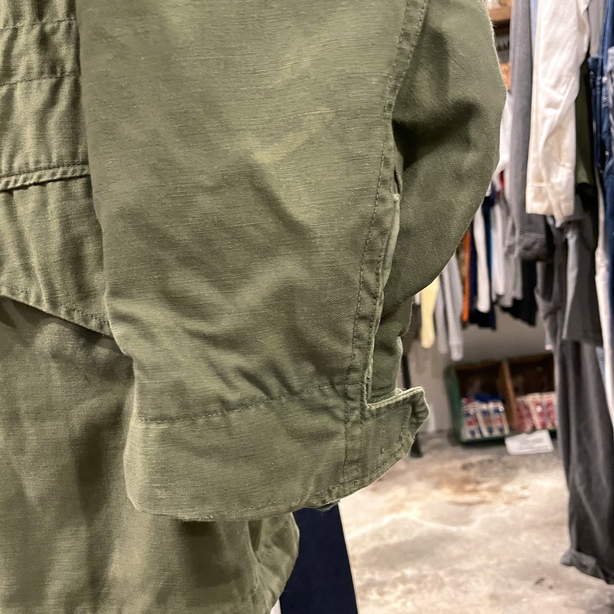 60s US ARMY M-65 フィールドジャケット 2nd ミリタリー 60s 米軍 U.S.ARMY M-65 フィールドジャケット 2nd ペンキ飛び