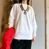 ダメージ雰囲気◎ ラルフローレン 前Vリバースウィーブスウェット XL POLO RALPH LAUREN 前Vガゼット 無地 グレー リバースウィーブ