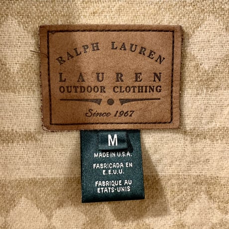 LAUREN　Ralph Lauren　Native Blanket Coat　ネイティブ柄ブランケットコート　コンチョボタン　(S1812)