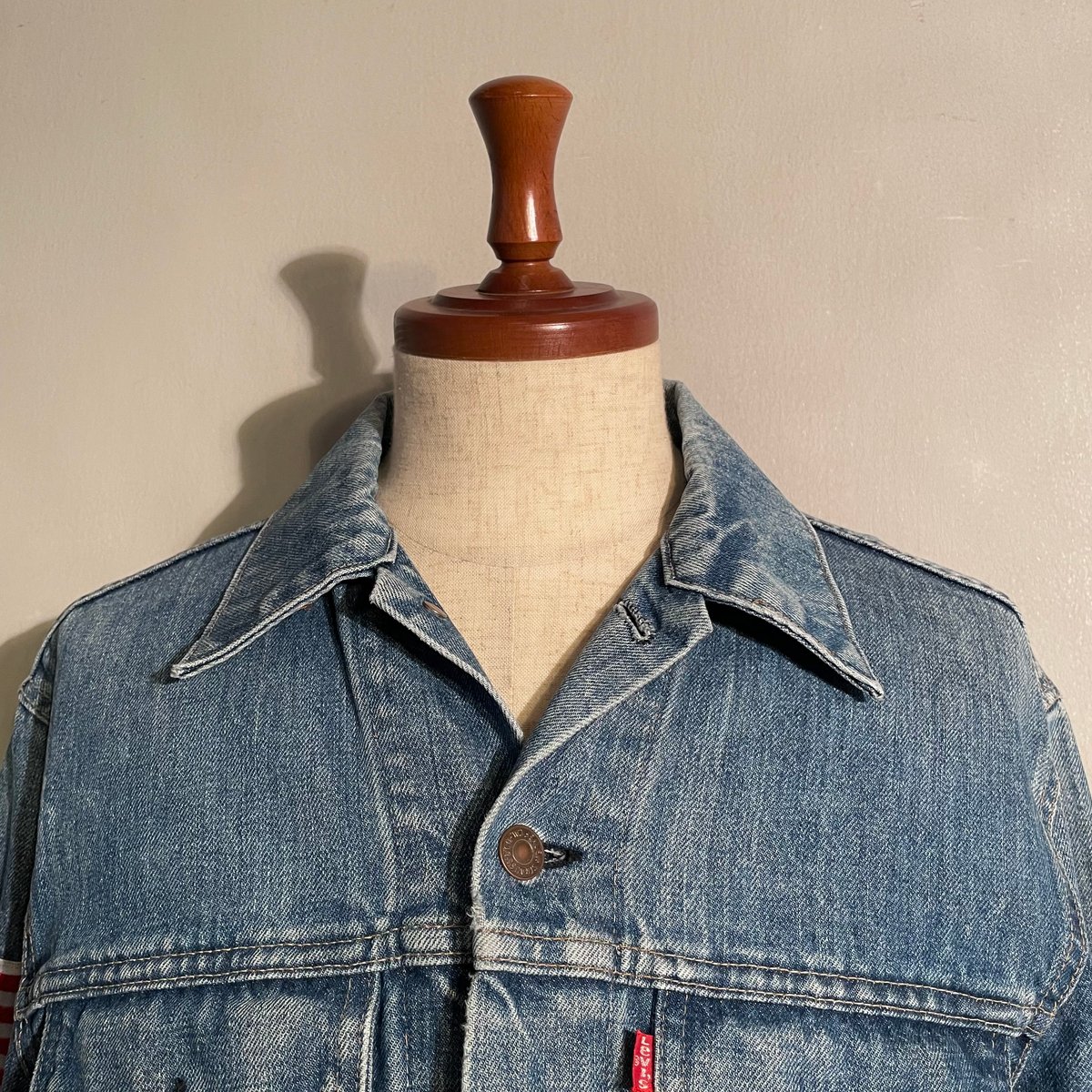 【オリジナル】リーバイス 70505 デニムジャケット 42 身幅57 USA製 90's Levi's リーバイス 70505-0217 4th デニムトラッカー