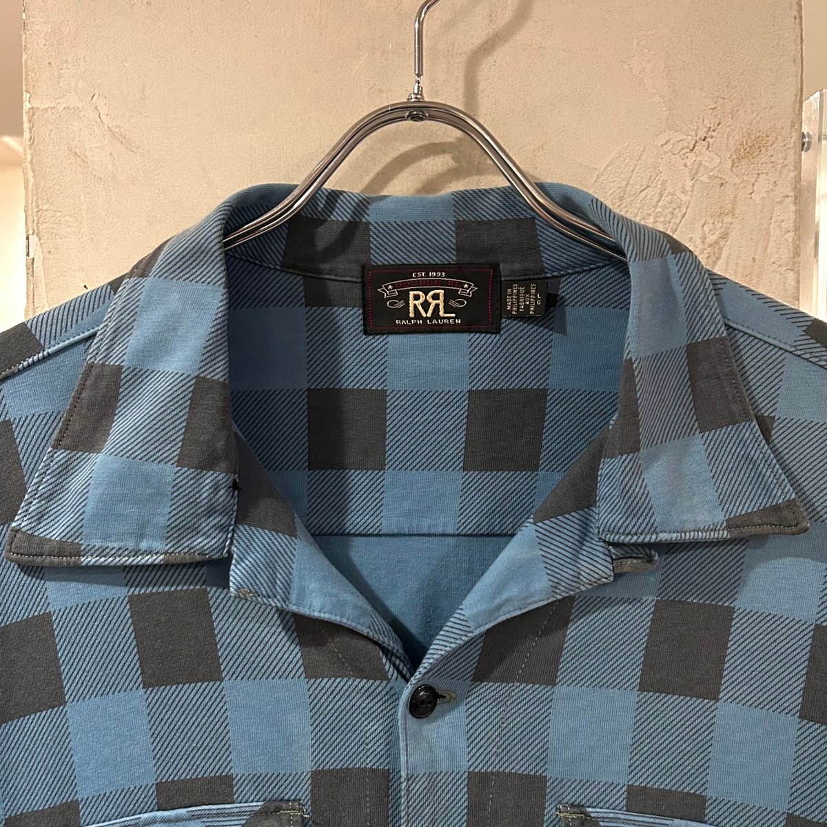 RRL L/Sオープンカラーシャツ ダブルアールエル ラルフローレン RRL L/Sオープンカラーシャツ ダブルアールエル ラルフローレン