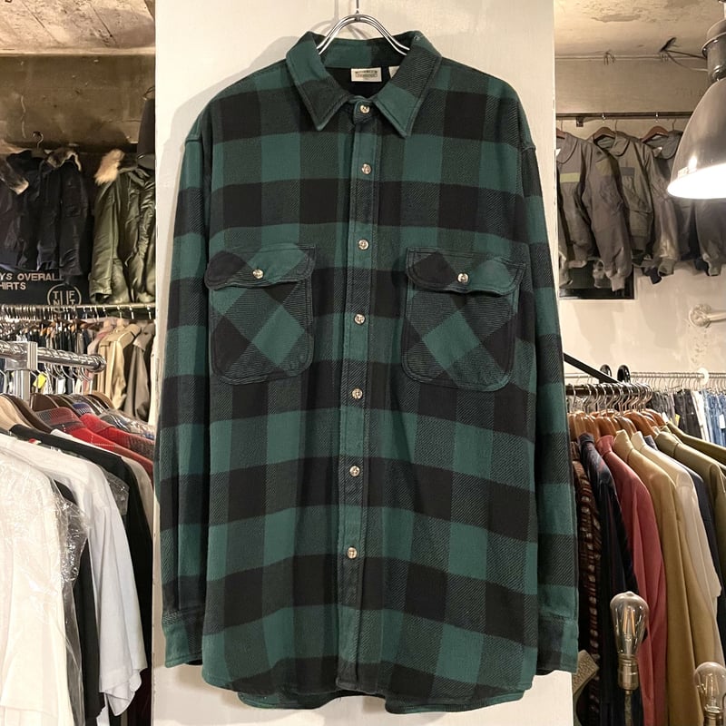 90s～ FIVE BROTHER ネルシャツ ファイブブラザー XL コットンシャツ
