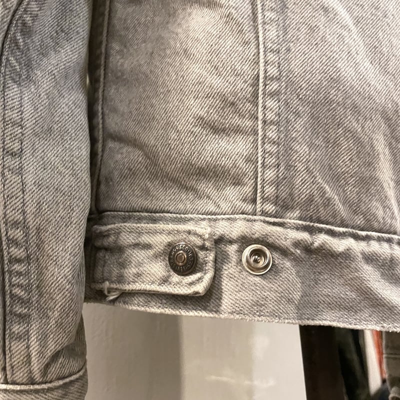80s Levi's デニムボアジャケット グレー USA製 リーバイス グレー