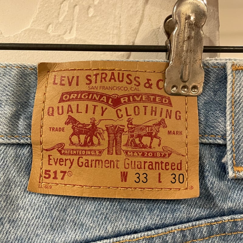Levi's 517 ブーツカット ケミカルウォッシュ Levi's 517 リーバイス517 ブーツカット 2001年製 ケミカル