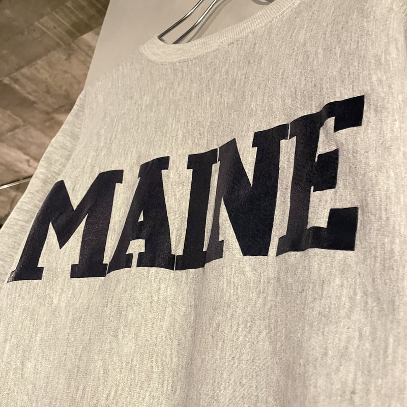 激レア 80s 90s チャンピオン MAINE リバースウィーブ USA製 L 90s Champion リバースウィーブ reverse weave MAINE チャンピオ