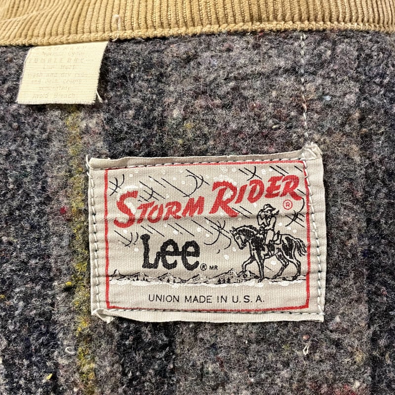 70s Lee 101LJ STORM RIDER ストームライダー UNION MADE U 70s Lee 101LJ STORM RIDER ストームライダー UNION MADE U