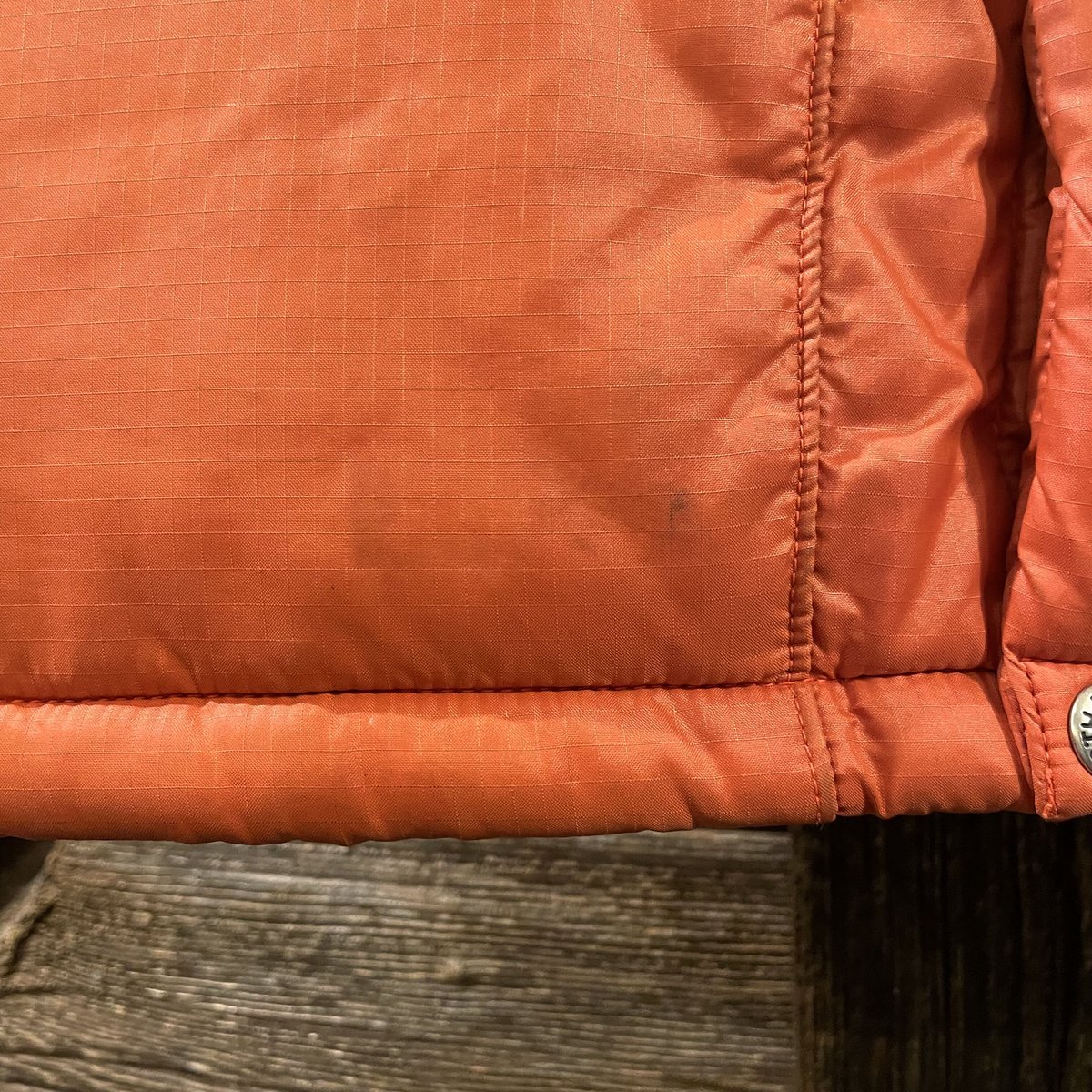 70s THE NORTH FACE ダウンベスト 茶タグ オレンジ USA製 ノース 70s THE NORTH FACE ダウンベスト 茶タグ オレンジ USA製 ノース