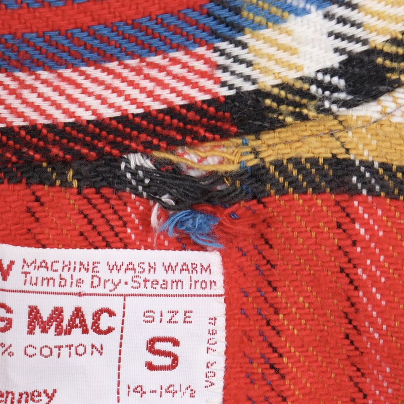 BIG MAC 70s ヴィンテージ ネルシャツ チェック柄 Sサイズ ビッグ