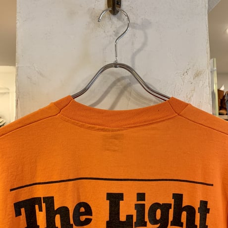 90s　FRUIT OF THE LOOM 　ショートスリーブ Tシャツ　USA製　オレンジT　イベントT　(S2364)