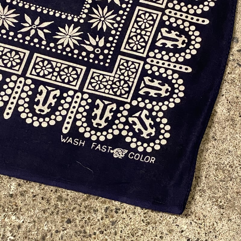 Bandana ヴィテージバンダナ 虎 50s 紺 新品 (S0301) | DUFF Bandana ヴィテージバンダナ 虎 50s 紺 新品 (S0301) | DUFF