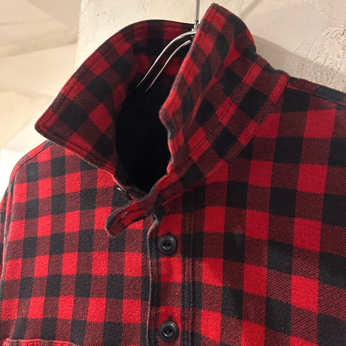 激レア✨ポロラルフローレン チンスト プルオーバーチェックシャツ マチ有り M 古着 90s Polo Ralph Lauren タータン チェック チンスト マチ付