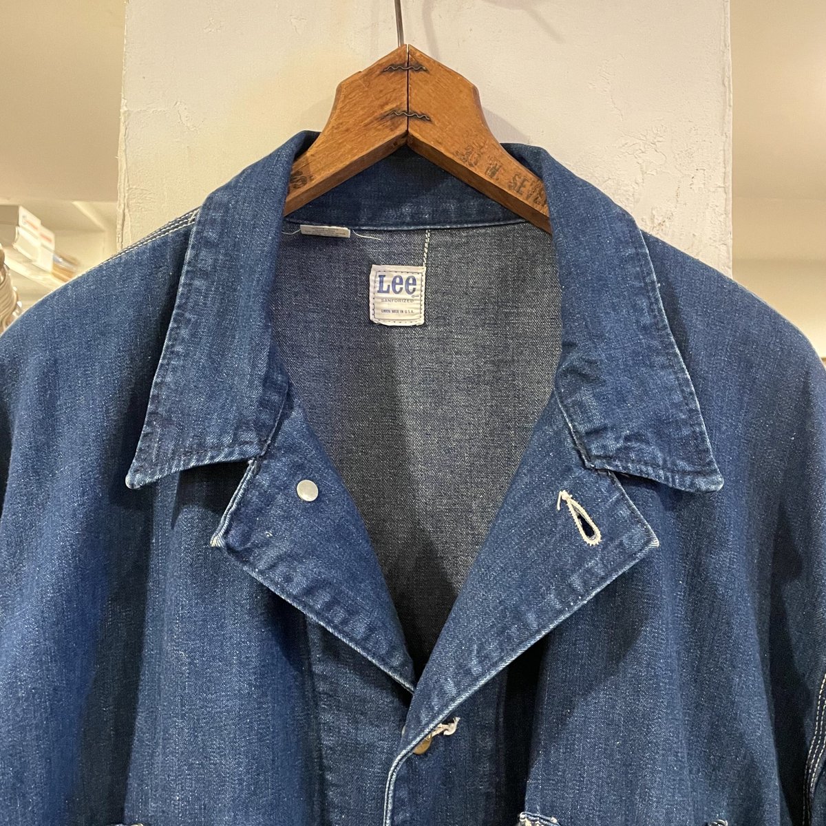 Lee 91-J 70s USA製 デニムカバーオール ユニオンチケット リー