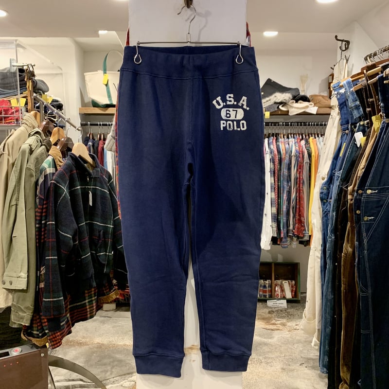 Ralph Lauren デニムスウェット POLO Ralph Lauren スウェットパンツ ネイビー ラルフローレン