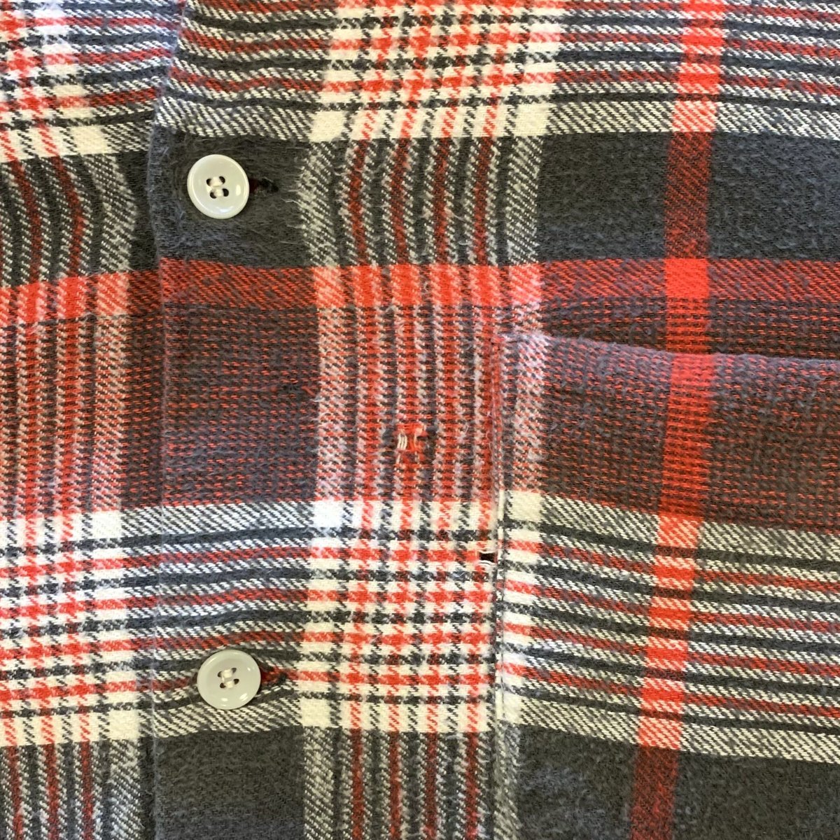 50s FRUIT OF THE LOOM ヴィンテージ ネルシャツ オープンカラー 50s FRUIT OF THE LOOM ヴィンテージ ネルシャツ オープンカラー