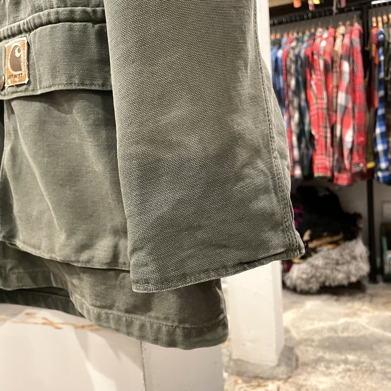 carhartt ダック地 ワークジャケット ブランケットライナー ドロー