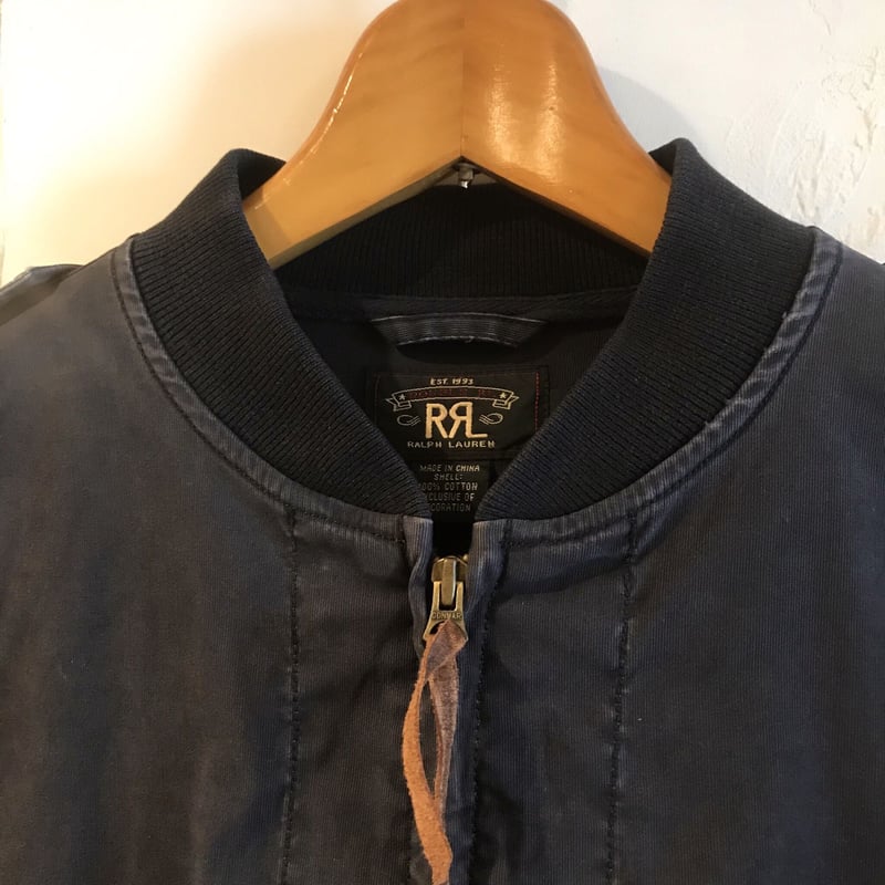 RRL ラルフローレン　ミリタリー　フライトジャケット　L Yahoo!オークション - RRL フライトジャケット Clayworth Jacket ラル