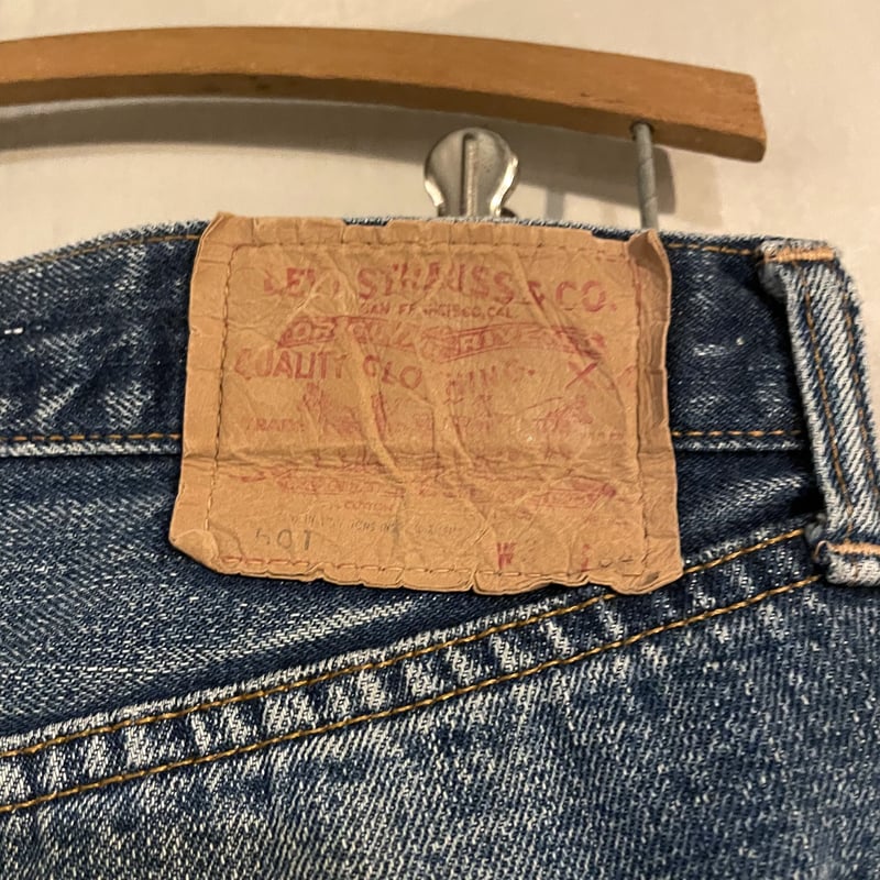 70s Levi's 501 Big E 32×31 リーバイス デニムパンツ ボタン裏6