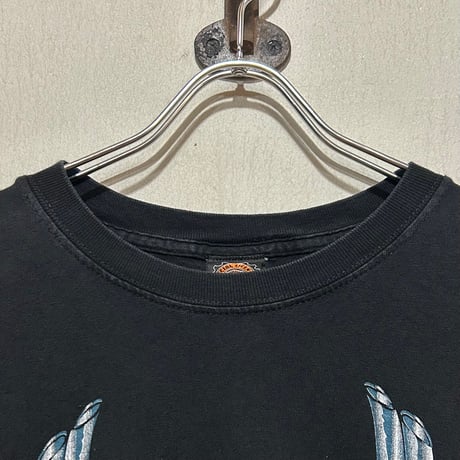 90s　HARLEY-DAVIDSON　S/S Tシャツ　ハーレーT　メタルイーグル　Size XL　USA製　©1996　(S5749)