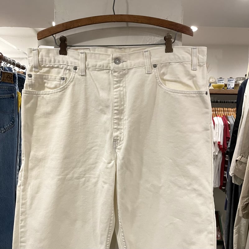 美品　Levi's リーバイス　USA製　505 xx ホワイト 90's Levi's 505 ホワイトデニムパンツ “MADE IN USA